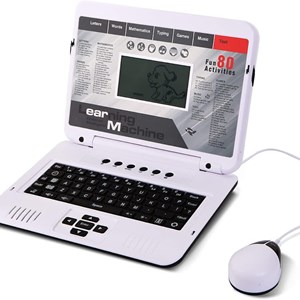 لپ تاپ آموزشی هشتاد کاره سفید learning machine _اسباب بازی دیجیتال